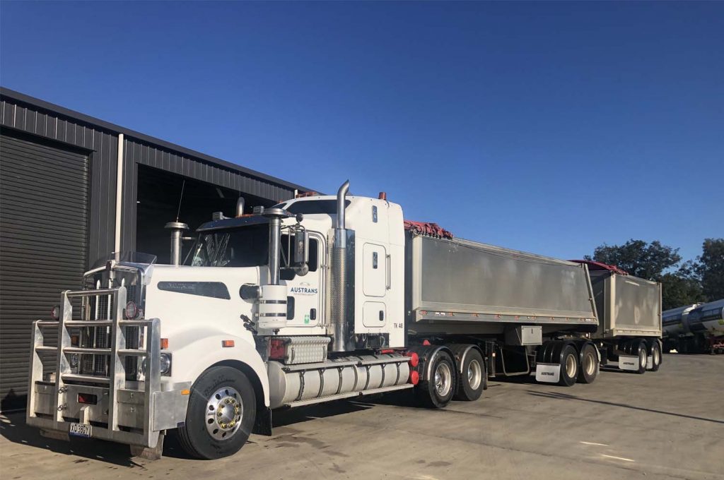 Austrans Road train Tipper Trucks