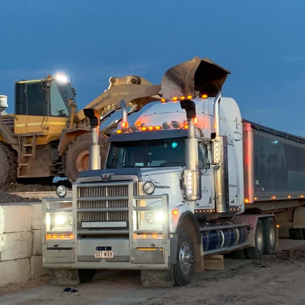 Austrans B Double Tipper Truck